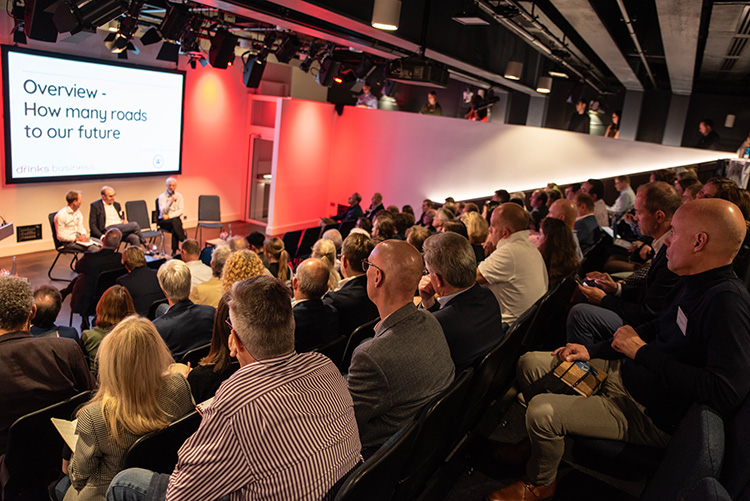 Delegates and panellists at a previous Drinks Business Conference